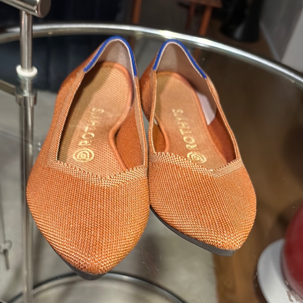 Rothy's Fawn Amber Point Women's Flats